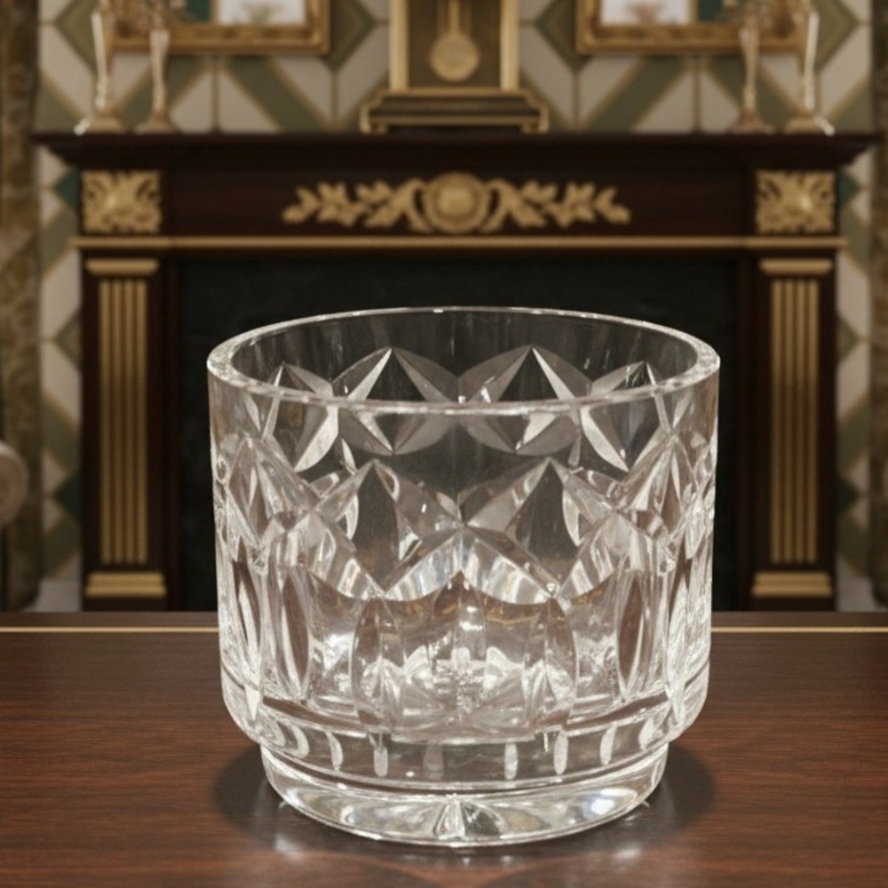 Waterford "Patrick" Votive Tea Light Holder, Vintage Irish Crystal, Mantel Decor